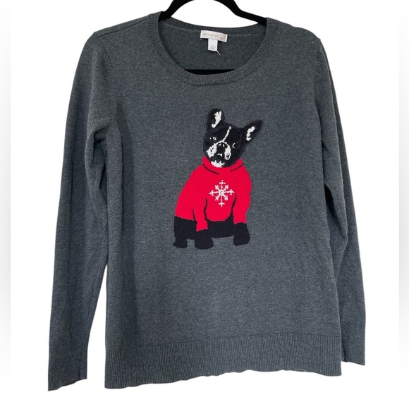 Westport Sweaters - Westport 1962 Frenchie Dog woman’s L